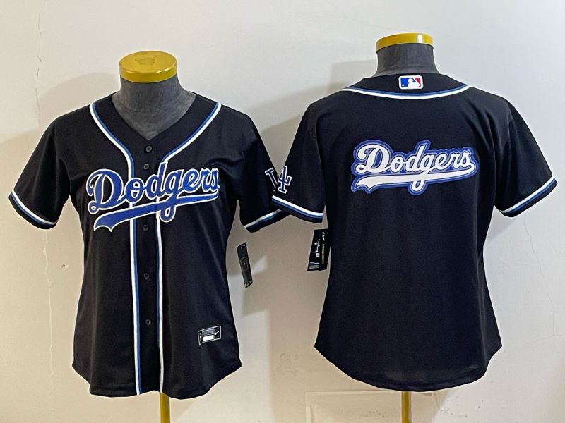 Youth 2026 Los Angeles Dodgers Blank Black Game Nike MLB Jersey style 0011
